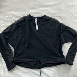 Mesh sleeve lululemon top